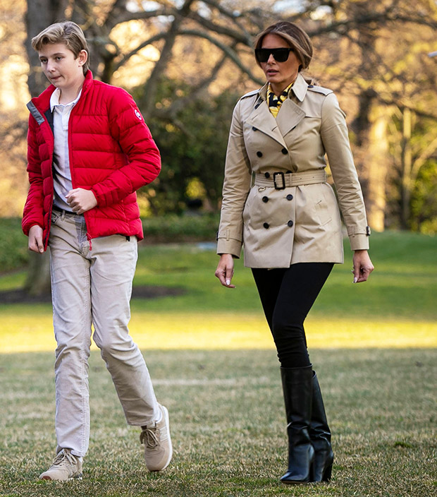 Melania Trump pictured after Fake Melania rumors