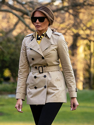 Melania Trump pictured after Fake Melania rumors