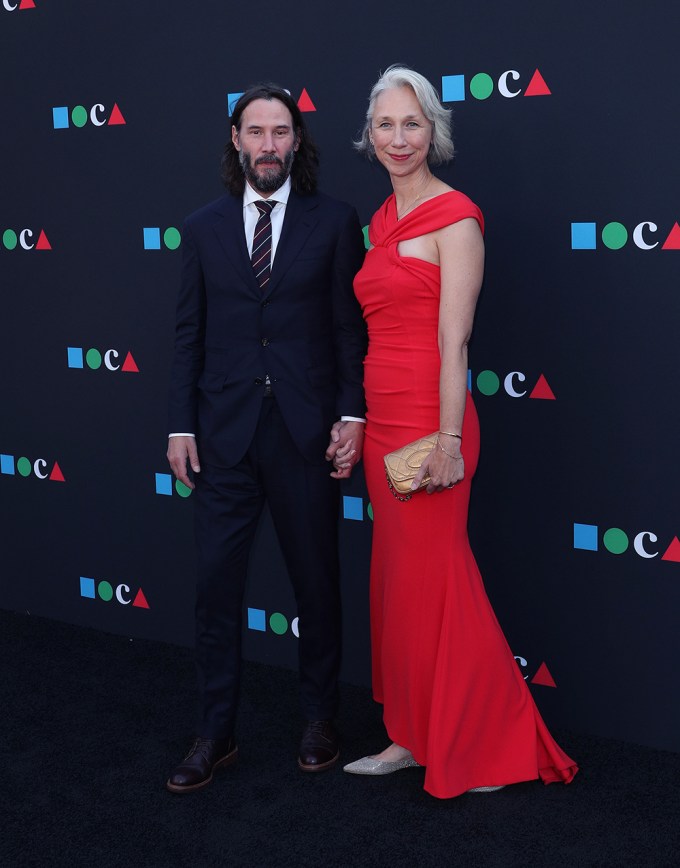 Keanu Reeves & Alexandra Grant at the 2022 MOCA Gala