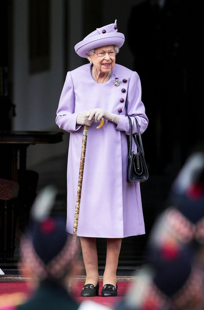 Queen Elizaabeth In Lilac