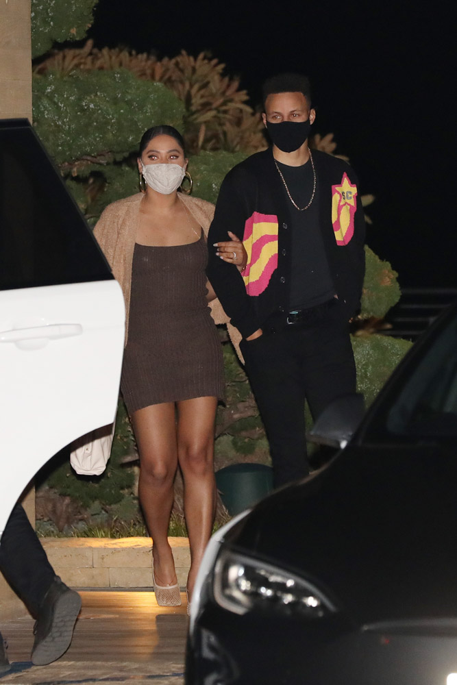 Stephen Curry and wife Ayesha have a romantic dinner date at Nobu Malibu