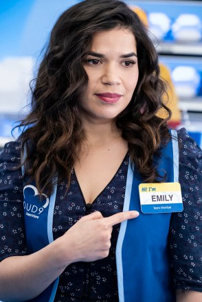 SUPERSTORE -- "Promo" -- Pictured: America Ferrera as Amy -- (Photo by: Justin Lubin/NBC)