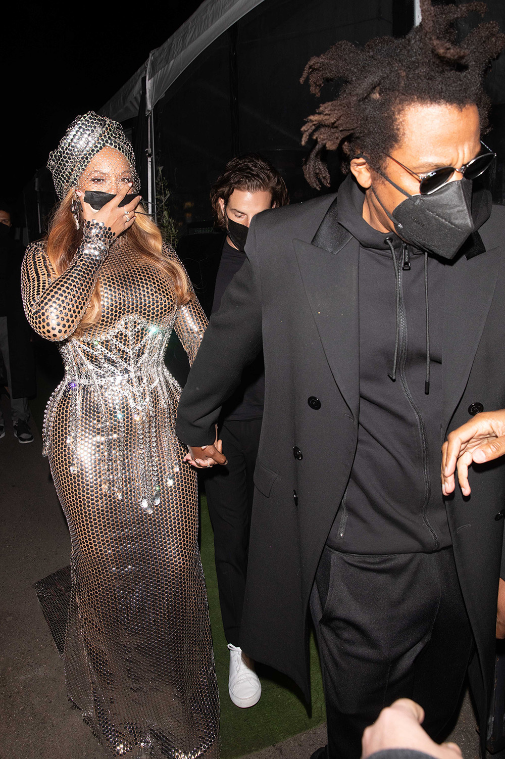 Beyoncé & Jay-Z Celebrates Grammy Awards at Giorgio Baldi in Santa Monica