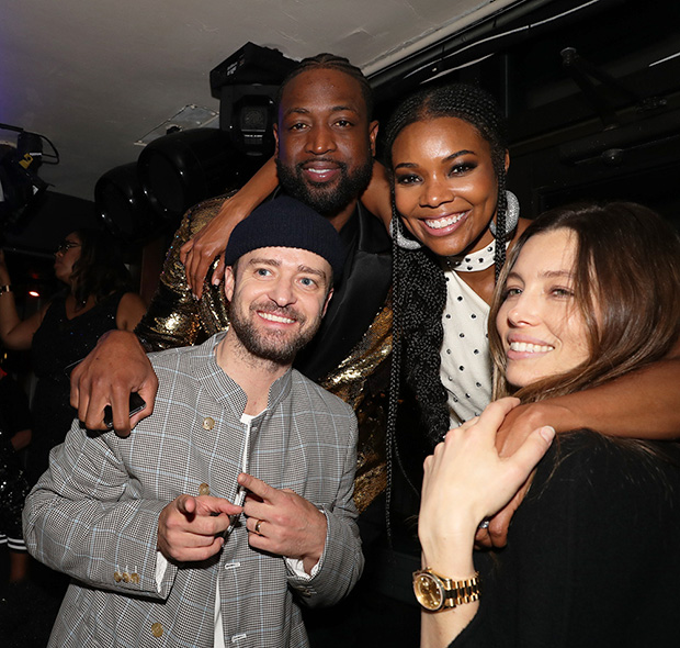 Dwyane Wade, Gabrielle Union, Justin Timberlake & Jessica Biel