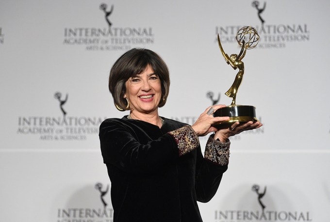 Christiane Amanpour With Her Emmy