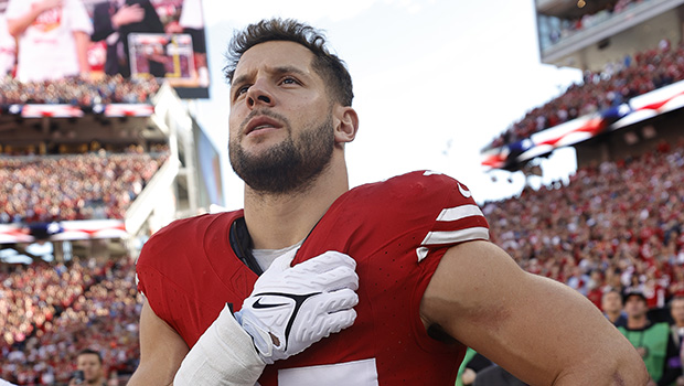 Nick Bosa looking serious