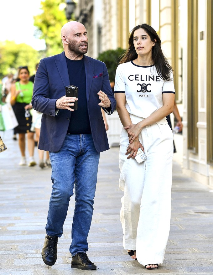 John Travolta & Ella Shop In Paris