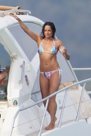 Saint-Tropez, FRANCE  - American actress Michelle Rodriguez enjoys her vacation with friends on a boat in Saint Tropez, French Riviera, France. On the program: Swimming and sunbathing

Pictured: Michelle Rodriguez

BACKGRID USA 12 JULY 2023 

BYLINE MUST READ: Best Image / BACKGRID

USA: +1 310 798 9111 / usasales@backgrid.com

UK: +44 208 344 2007 / uksales@backgrid.com

*UK Clients - Pictures Containing Children
Please Pixelate Face Prior To Publication*