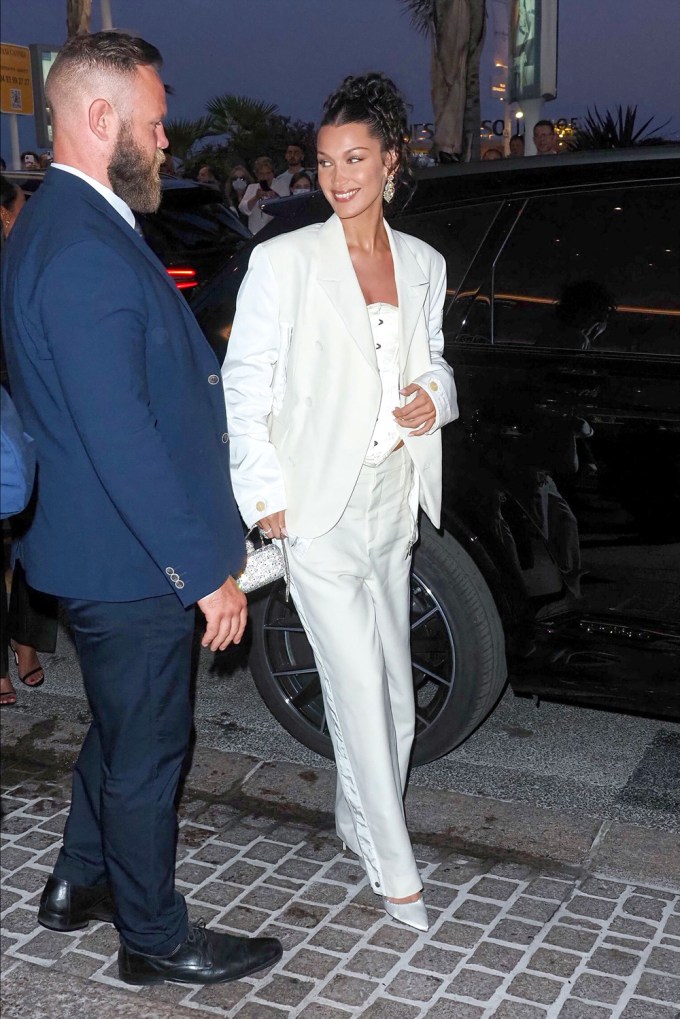 Bella Hadid at the Dior dinner