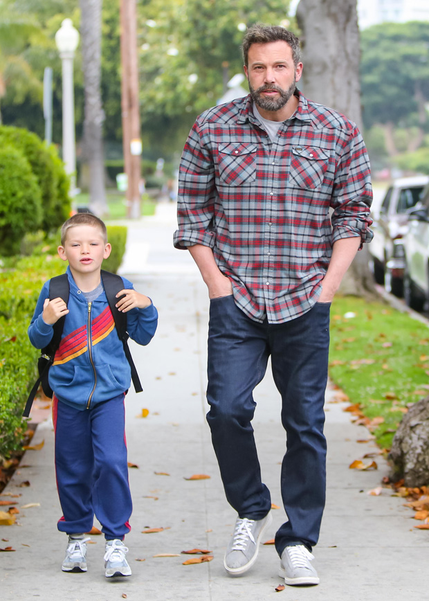 Ben Affleck and his son, Samuel