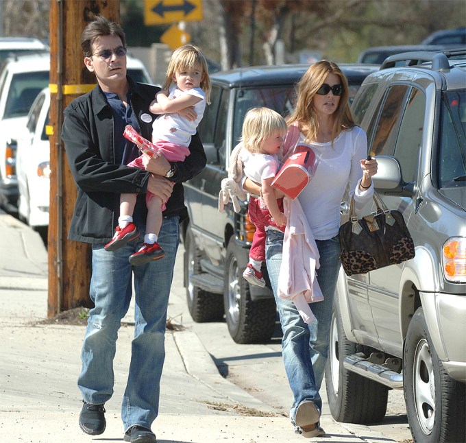 Charlie Sheen Spends Valentine’s Day With His Ex-Wife Denise Richards