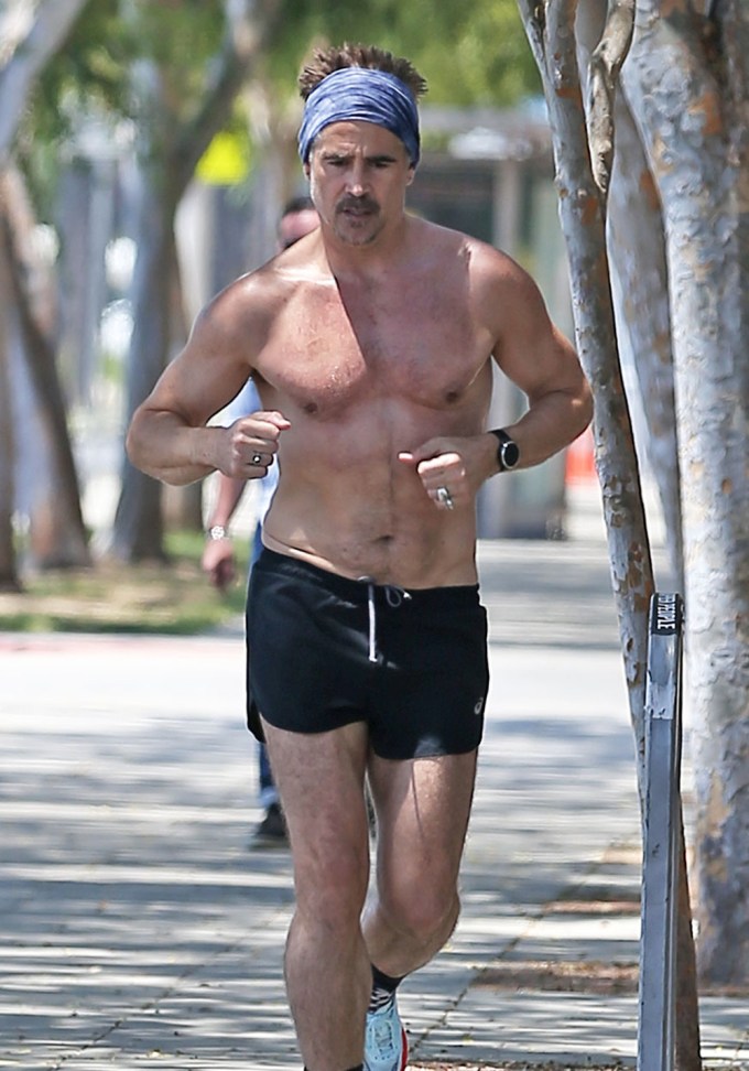 Colin Farrell running