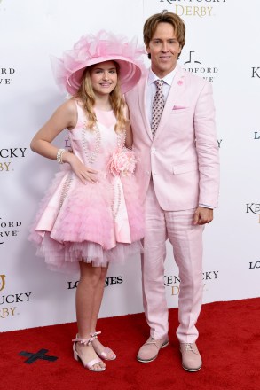 Dannielynn Birkhead and Larry Birkhead
145th Annual Kentucky Derby, Arrivals, Churchill Downs, Louisville, Kentucky, USA - 04 May 2019