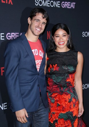 Gina Rodriguez and fiance Joe LoCicero
'Someone Great' film premiere, Arrivals, ArcLight Cinemas, Los Angeles, USA - 17 Apr 2019