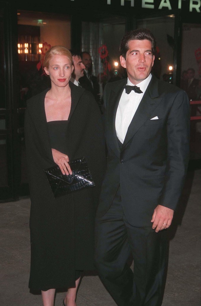 John F. Kennedy Jr. With Wife Carolyn Bessette