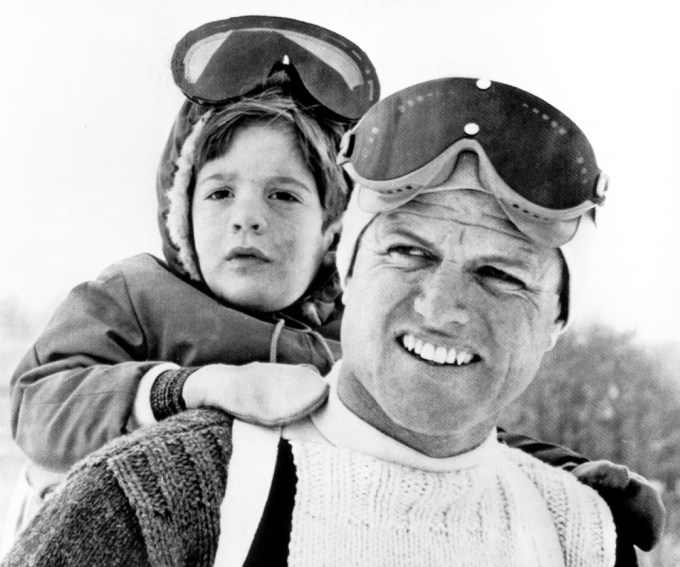 John F. Kennedy Jr. With Edward Kennedy