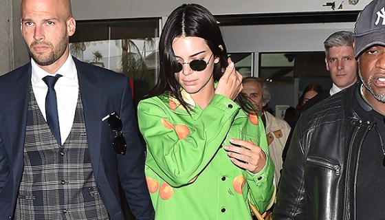 Kendall Jenner Neon Green Outfit