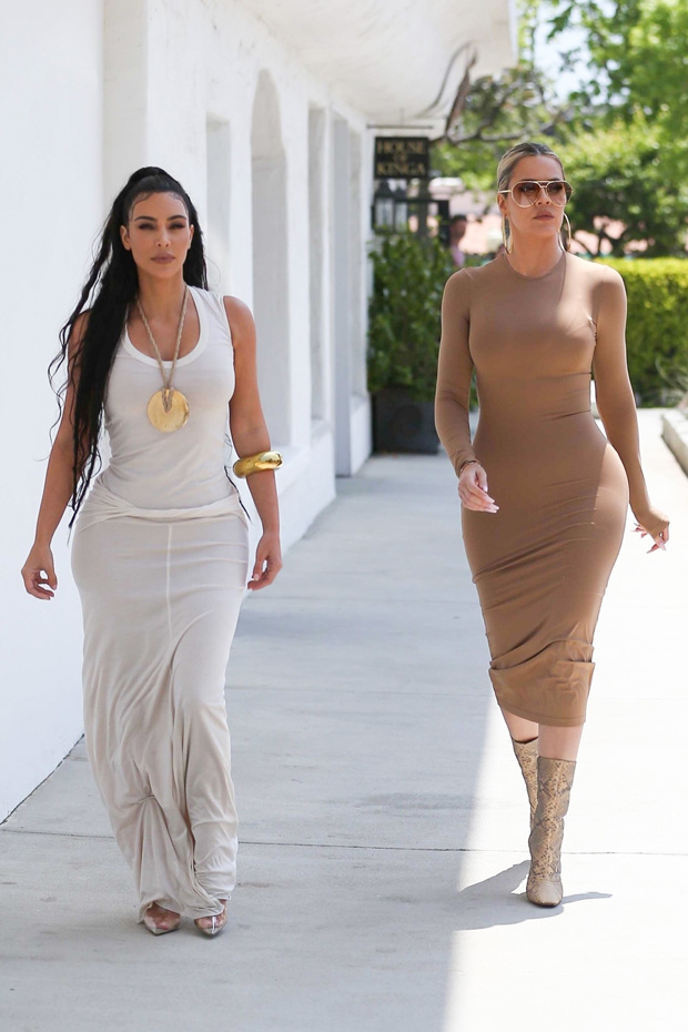 Kim and Khloe Kardashian