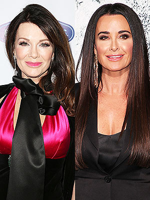 Lisa Vanderpump Kyle Richards run in