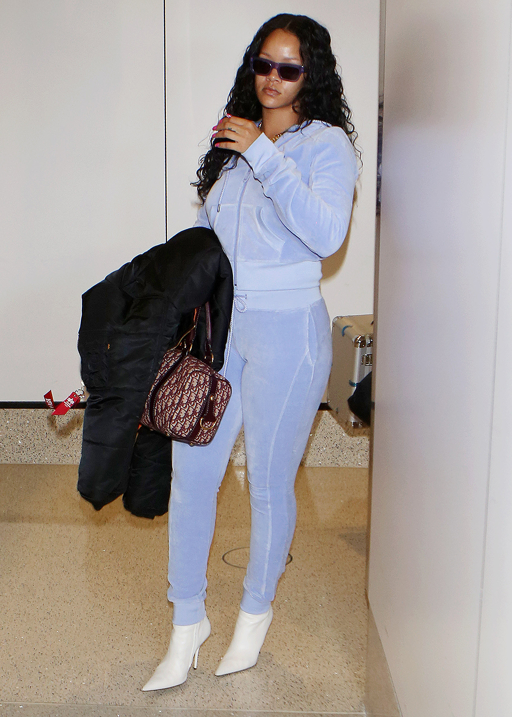 Rihanna at LAX International Airport, Los Angeles, USA - 24 Jun 2017