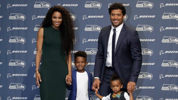 Russell Wilson, Ciara, Sienna & Future Jr.