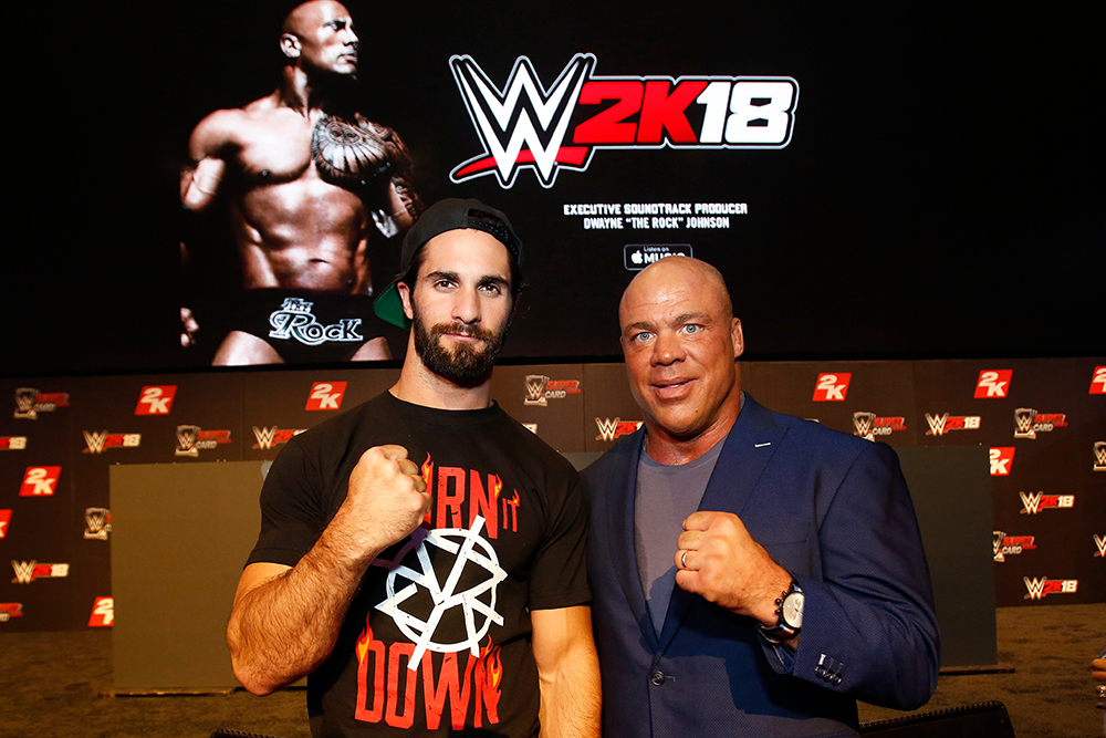 WWE 2K18 SummerSlam Kickoff Event, New York, USA - 18 Aug 2017