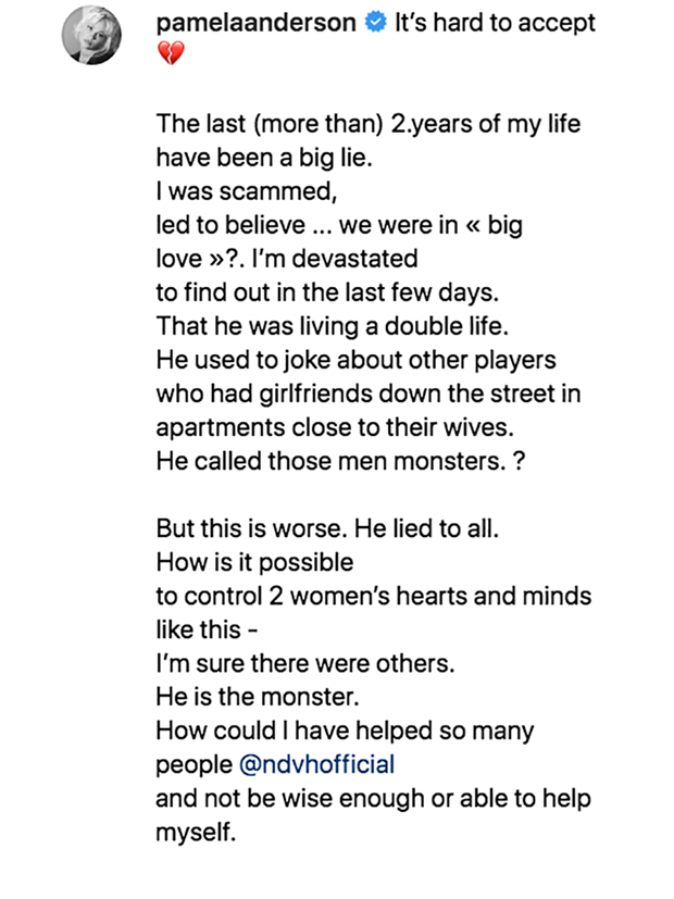 Pamela Anderson Instagram