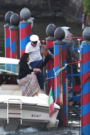 George Clooney and Barack Obama are seen at Lake Como on June 23, 2019 in Cernobbio, Lake Como, Italy.Pictured: George Clooney and Barack ObamaRef: SPL5099854 230619 NON-EXCLUSIVEPicture by: SplashNews.comSplash News and PicturesLos Angeles: 310-821-2666New York: 212-619-2666London: 0207 644 7656Milan: 02 4399 8577photodesk@splashnews.comWorld Rights, No France Rights, No Italy Rights, No Switzerland Rights