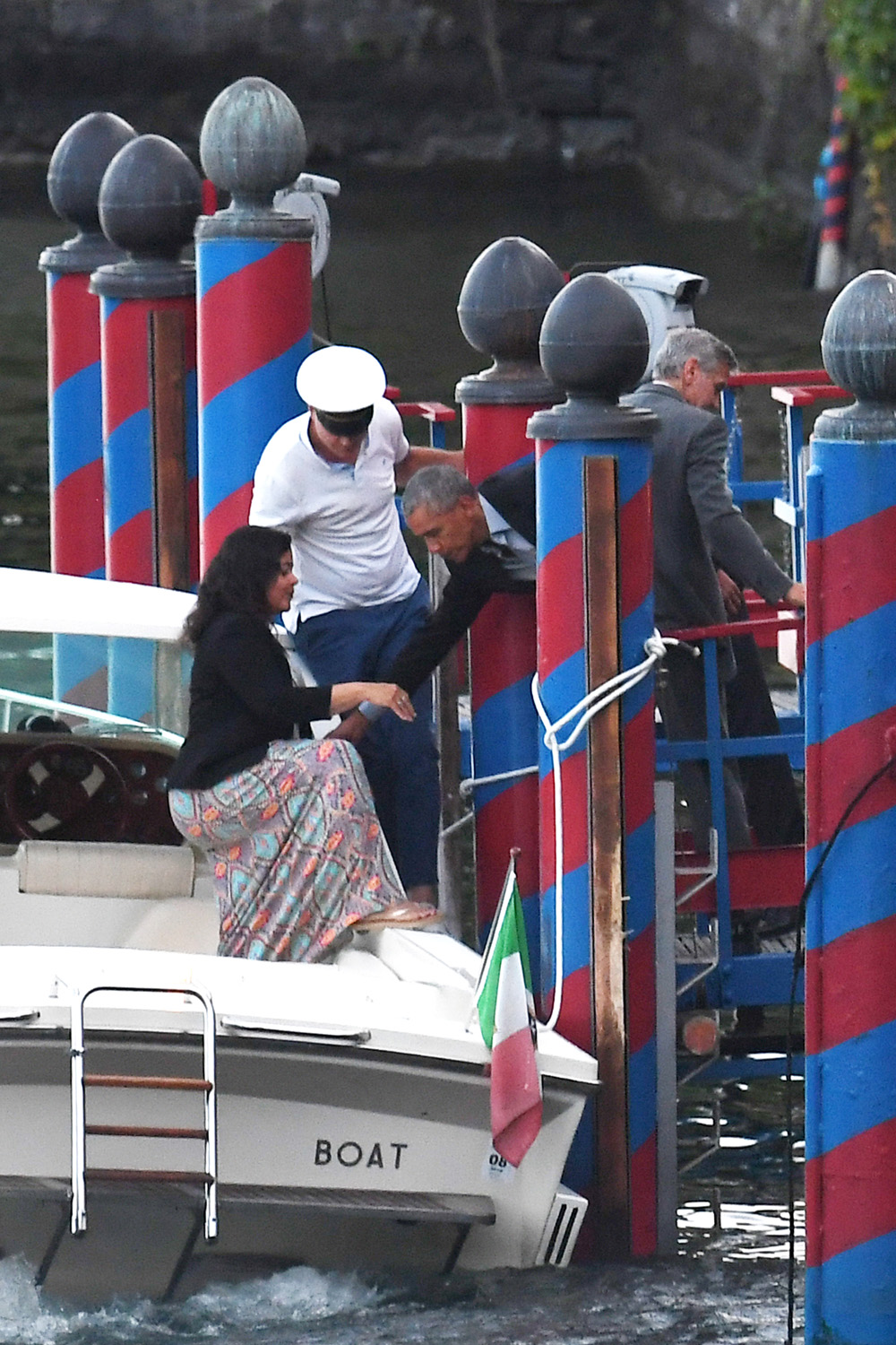 George Clooney and Barack Obama spotted at Lake Como