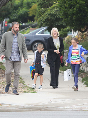 Ben Affleck, Sam Affleck, Chris Anne Boldt, Seraphina Affleck