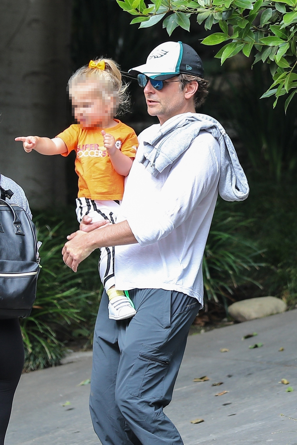 *EXCLUSIVE* Bradley Cooper is seen out with his daughter after rumors of his split from Irina Shayk