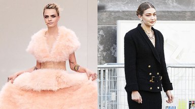 Gigi Hadid Cara Delevingne Karl Lagerfeld Tribute