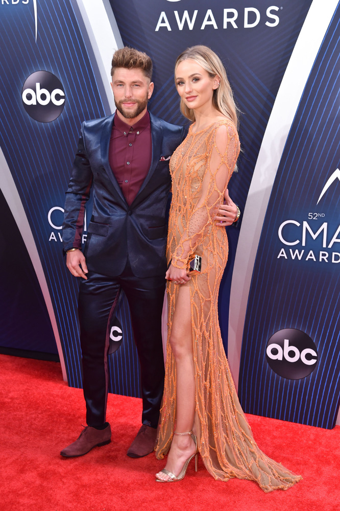 Chris Lane, Lauren Bushnell
52nd Annual CMA Awards, Arrivals, Nashville, USA - 14 Nov 2018