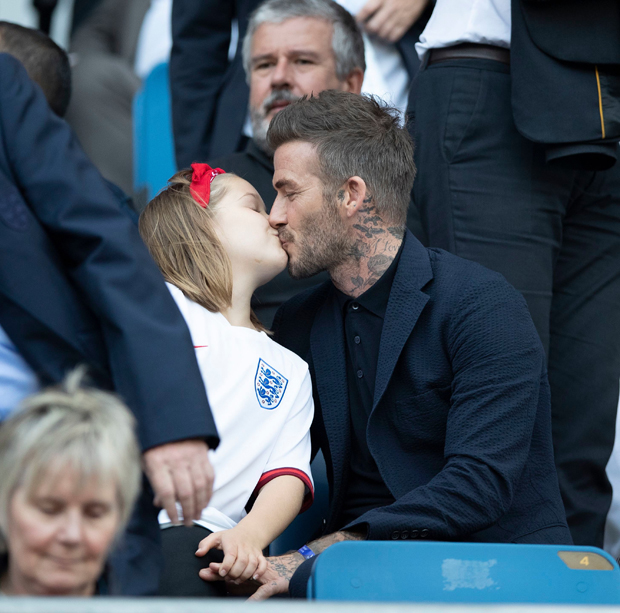 David and Harper Beckham