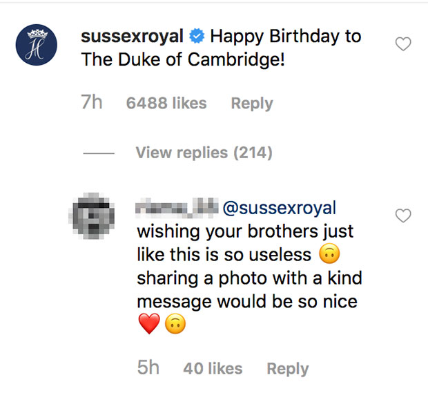 Sussex Royal Instagram 