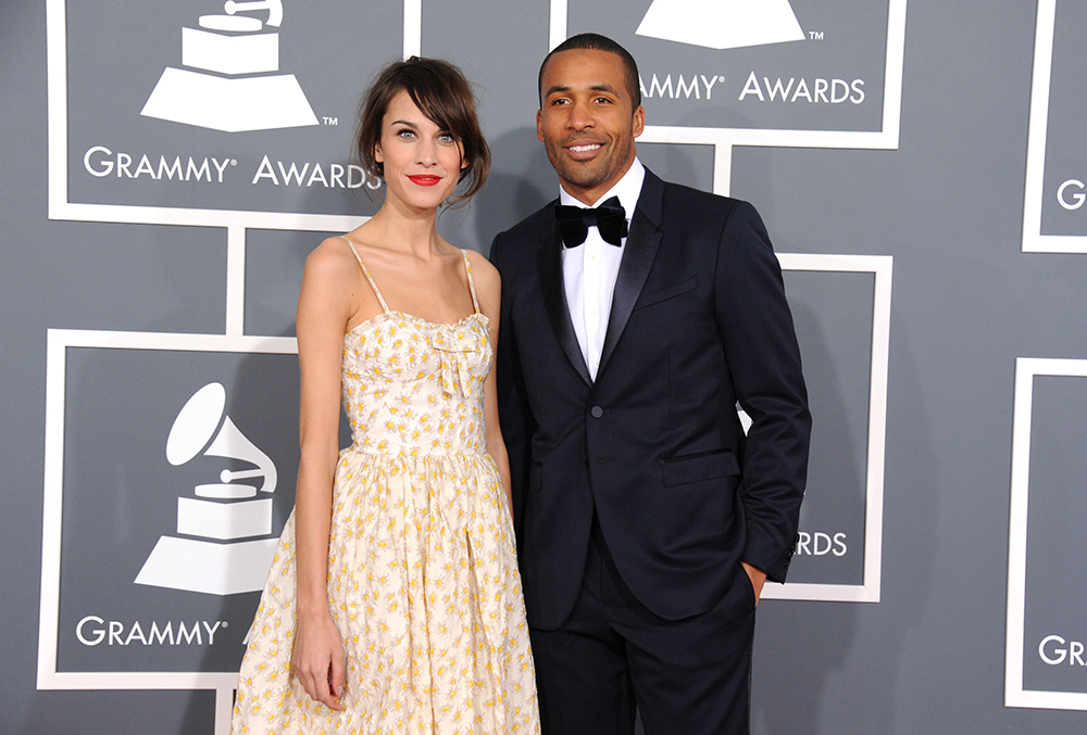 Alexa Chung, left, and Matte Babel arrive at the 55th annual Grammy Awards, in Los Angeles
2013 Grammy Awards Arrivals, Los Angeles, USA