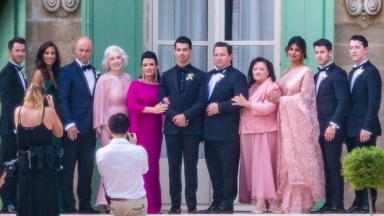 joe jonas wedding party