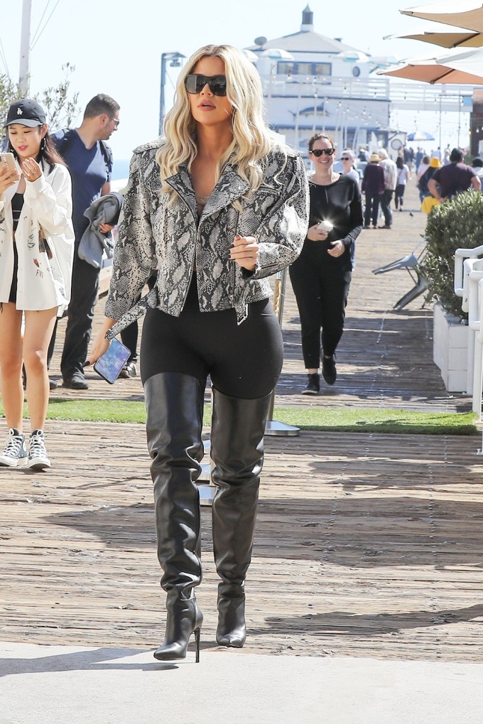 Khloe Kardashian Out in Malibu