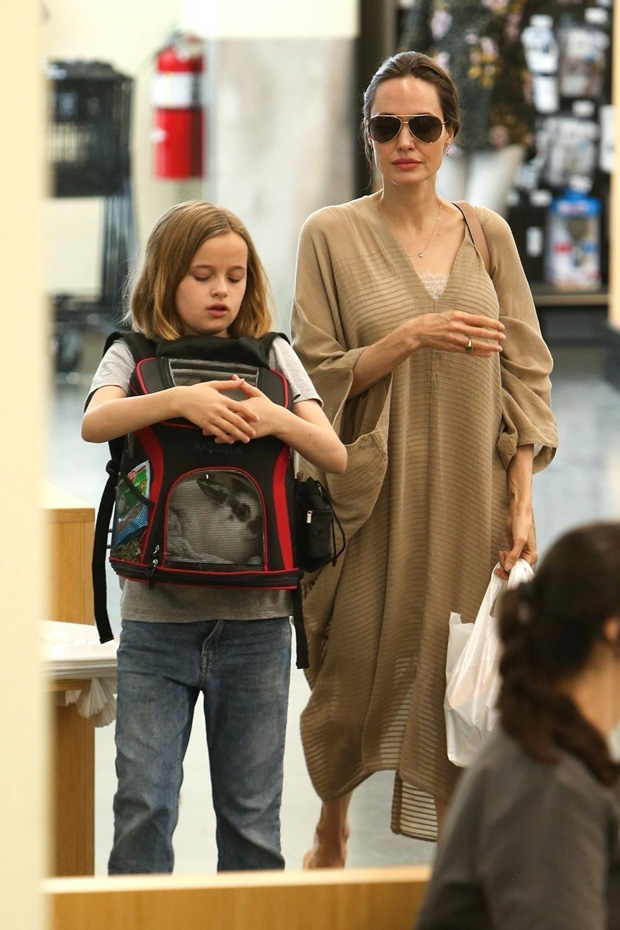 Angelina Jolie and daughter Vivienne