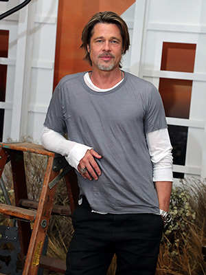 Brad Pitt Promotes New Film