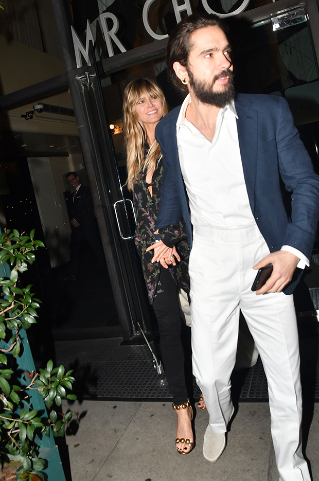 Heidi Klum & Tom Kaulitz at Mr. Chow