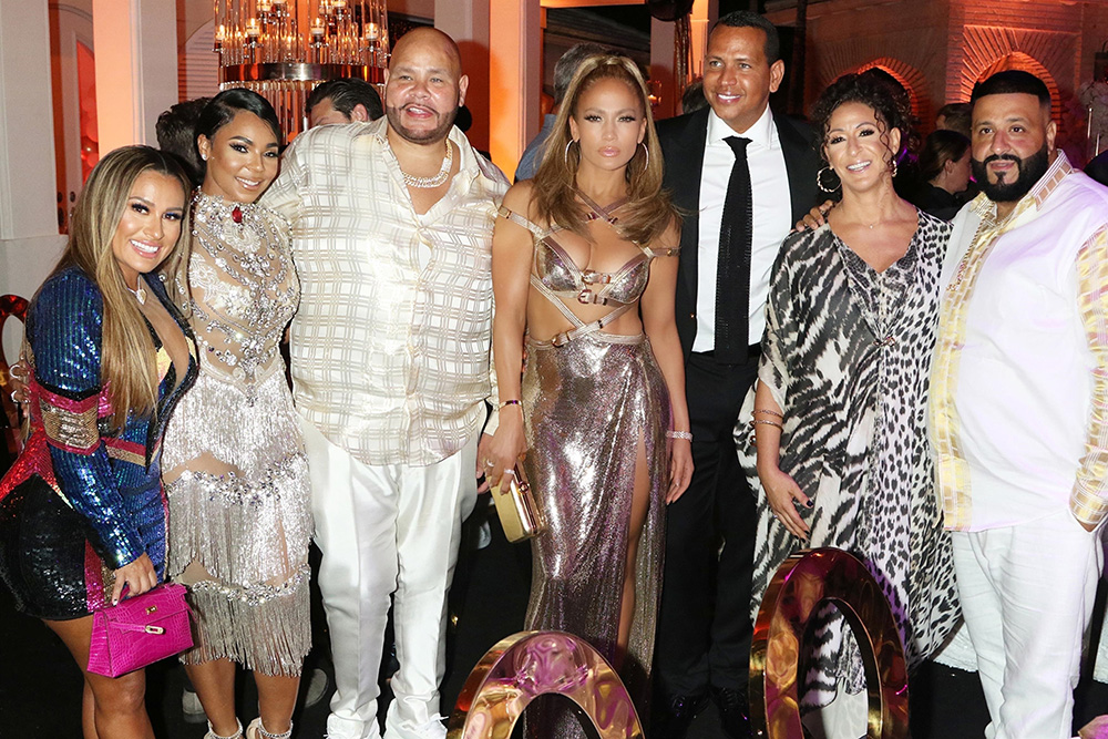 Miami, FL  - Jennifer Lopez pictured at the Jennifer Lopez 50th Birthday Celebration at the Gloria Estefan Estate on Star Island in Miami.

Pictured: Lorena Cartegena , Ashanti, Fat Joe, Jennifer Lopez, Alex Rodrigiuez, Nicole Tuck and DJ Khaled

BACKGRID USA 25 JULY 2019 

BYLINE MUST READ: MediaPunch / BACKGRID

USA: +1 310 798 9111 / usasales@backgrid.com

UK: +44 208 344 2007 / uksales@backgrid.com

*UK Clients - Pictures Containing Children
Please Pixelate Face Prior To Publication*