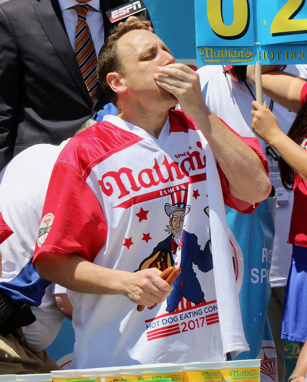 Nathan's Famous International Hot Dog Eating Contest, New York, USA - 04 Jul 2017