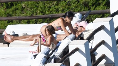 Kourtney Kardashian Penelope Disick Italy