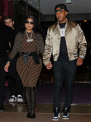 Nicki Minaj & Kenneth Petty holding hands