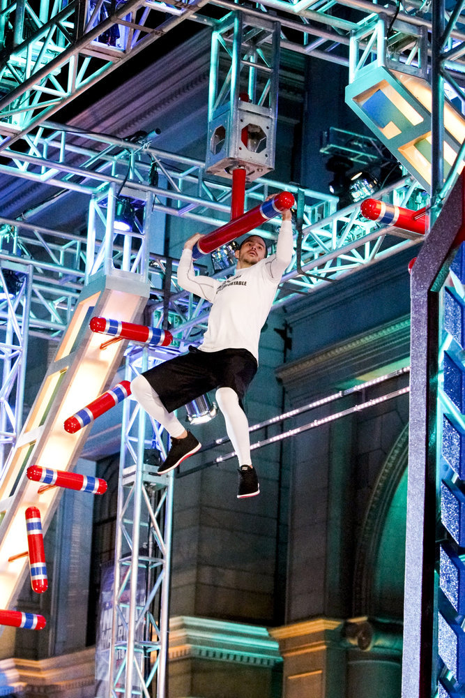 AMERICAN NINJA WARRIOR -- "L.A. Finals" -- Pictured: Flip Rodriguez (Photo by: Lara Solanki/NBC)