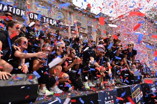 US Women’s soccer team
US Women’s soccer team World Cup Ticker-Tape Parade, New York, USA - 10 Jul 2019