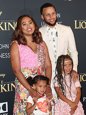 Ayesha Curry, Stephen Curry, Riley Curry, Ryan Curry