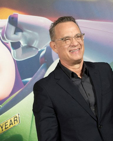 Tom Hanks, who voices Sheriff Woody in 'Toy Story 4', poses for the media during the presentation of the animated movie 'Toy Story 4' in Barcelona, Spain, 19 May 2019. The film will be premiered in Spain on the upcoming 21 June.
Tom Hanks presents 'Toy Story 4' in Barcelona, Spain - 19 Jun 2019