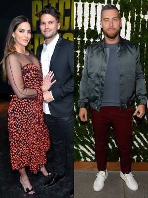 Tom Schwartz, Katie Maloney and Lance Bass